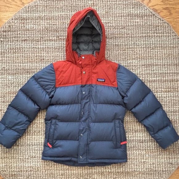 Boy’s Patagonia Bivvy Down Hoodie Coat Size Medium - Picture 2 of 7